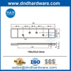 แผ่นเหล็กสังกะสี 4 นิ้วบานพับระยะห่างจากประตูบานพับบานพับเสริมแผ่น DDHR003