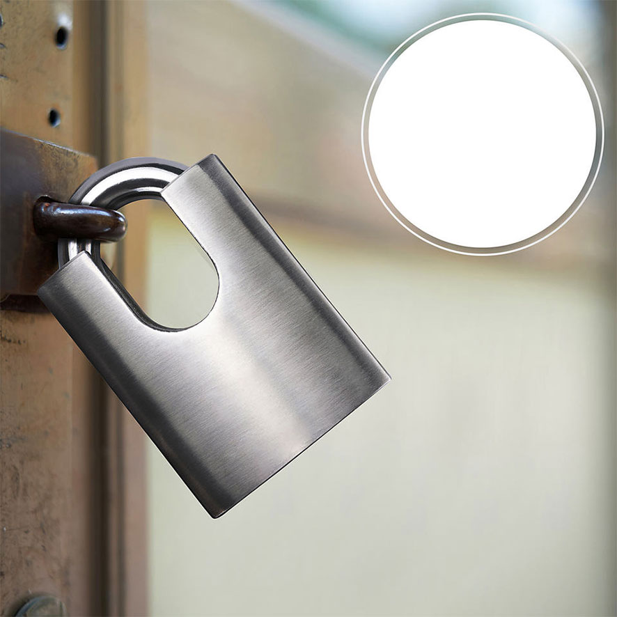 主钥匙挂锁不锈钢挂锁安全挂锁安全挂锁挂锁水上防padlock-ddpl007