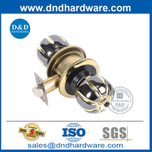 ชุดล็อคทรงกระบอกสีดำและสีทองพร้อมคีย์ใน Zinc Alloy-DDLK058