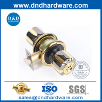 ฟังก์ชั่นทางเข้าโลหะผสมสังกะสีประตู knobset พร้อมล็อคสำหรับอพาร์ทเมนต์สร้างห้องนอน DDLK059