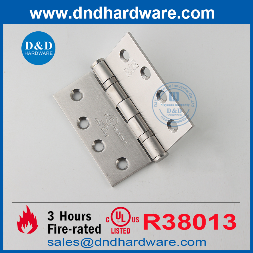 UL จดทะเบียนสแตนเลสสตีล 316 ประตูซัพพลายเออร์บานพับสำหรับประตูไม้ DDSS001-FR-4X4X3.4