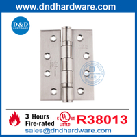 Silver UL อยู่ในรายการโลหะสแตนเลส 316 บานพับก้นผู้ผลิต DDSS001-FR-4X3X3.0