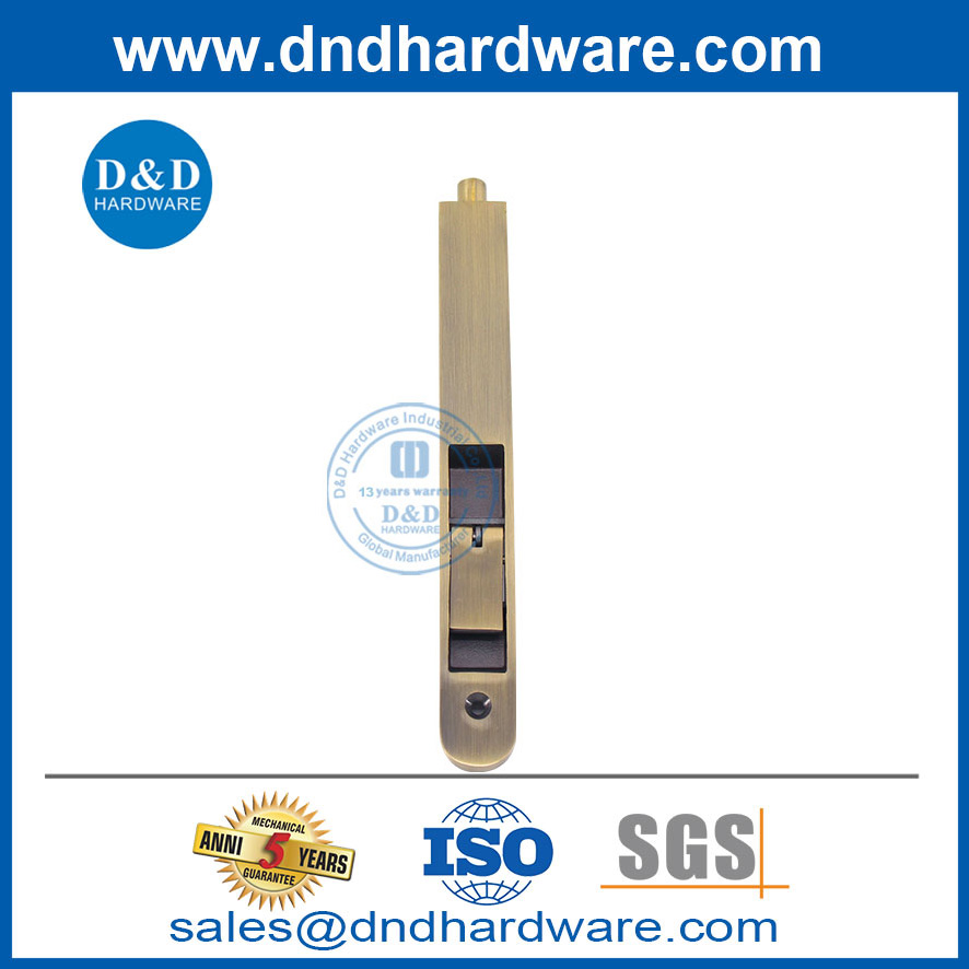 Parafusos da porta externa de aço inoxidável de aço antigo portão de latão-dddb030
