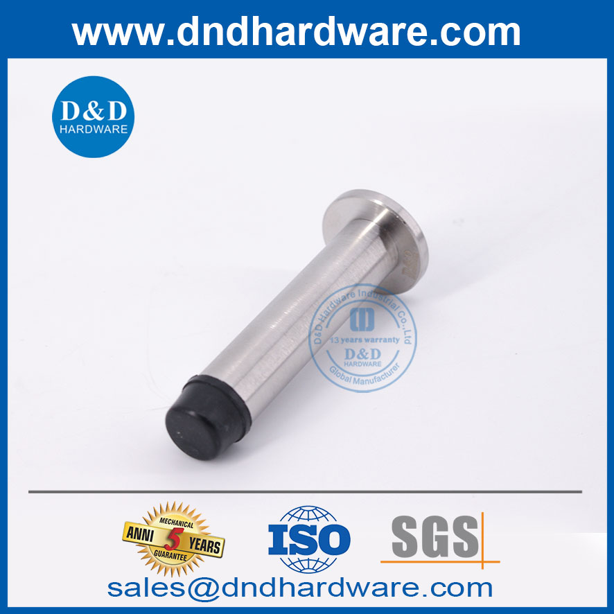 ซาตินนิกเกิลโลหะผสมผนังประเภทประตูห้องน้ำหยุด DDDS015-B