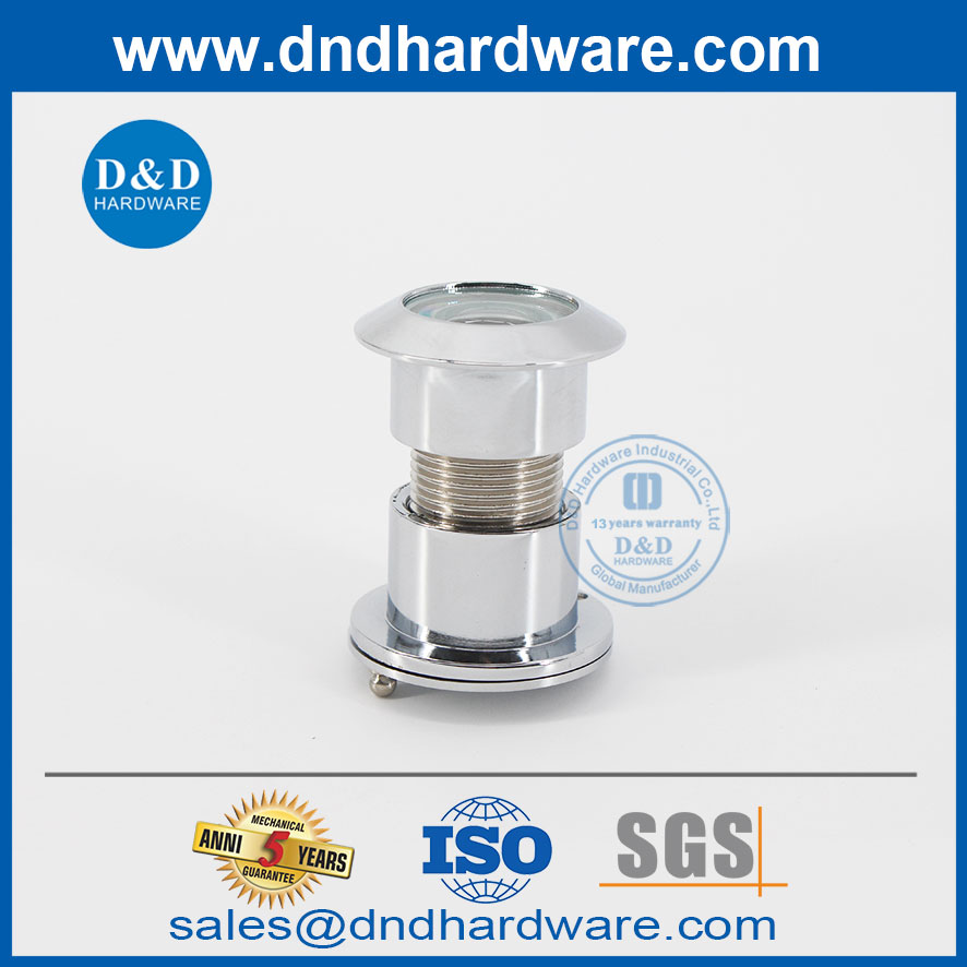 Zinc Alloy/ Brass Polish Chrome Plate Door Viewer-DDDV003