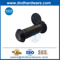 โลหะผสมสังกะสี Matt Black 160 องศาผู้ชม Peephole สำหรับประตูหลัก DDDV001