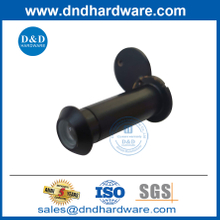 โลหะผสมสังกะสี Matt Black 160 องศาผู้ชม Peephole สำหรับประตูหลัก DDDV001