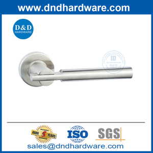 Mandilhas de portas européias, aço inoxidável, alavanca de alavanca comercial para house-ddsh047