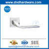 Passagem Maça de porta quadrada aço inoxidável alavanca sólida portas de privacidade Handles-DDSH055