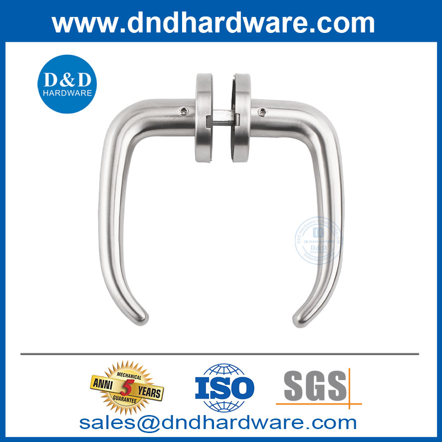 มือจับประตูที่ทันสมัยประตูสแตนเลสภายในคันโยกก้านแข็งด้ามจับ DDSH004