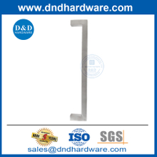 ซาตินสแตนเลสสตีลประตูกระจกเชิงพาณิชย์เดี่ยวมือจับ DDPH034
