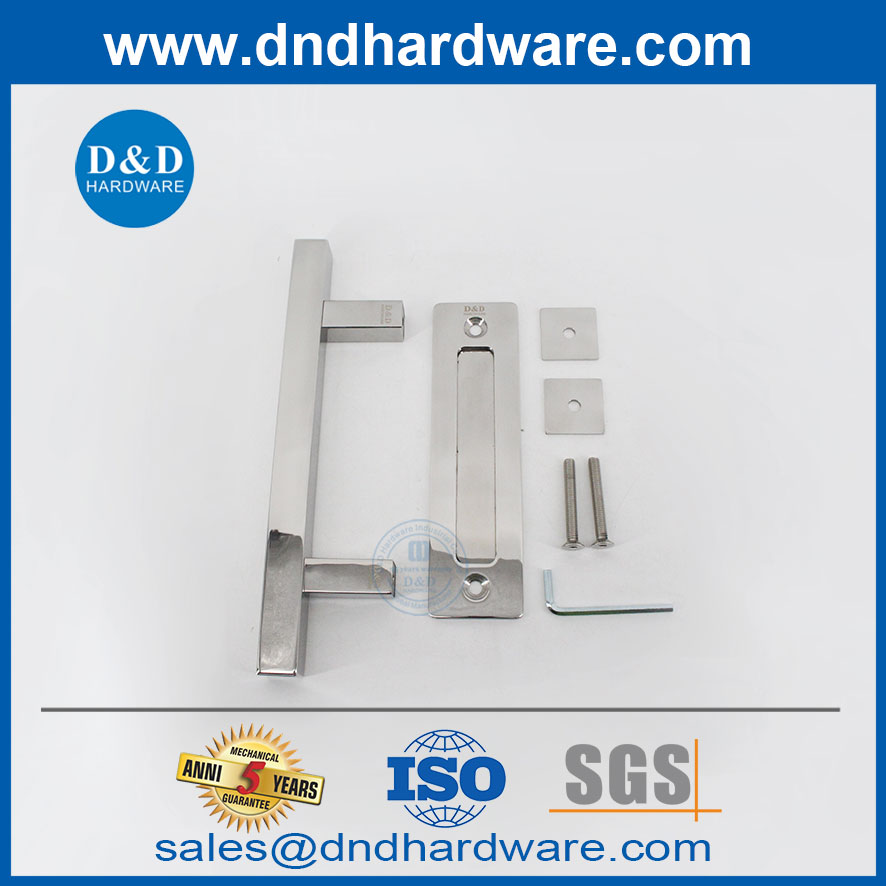 โรงงานสแตนเลสขัดเงาราคาโรงงานราคายุ้งฉางมือจับประตูบานเลื่อน -DDBD104