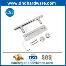 คาร์บอนเหล็กขัดเงารอบโรงนาประตูบานเลื่อนมือจับ DDBD102