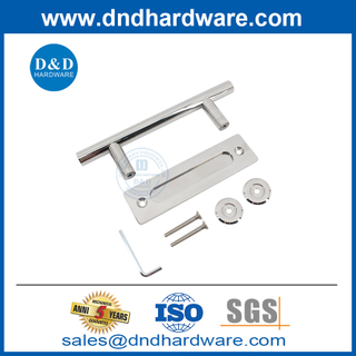 碳钢抛光成品圆管谷仓滑动门把手ddbd102