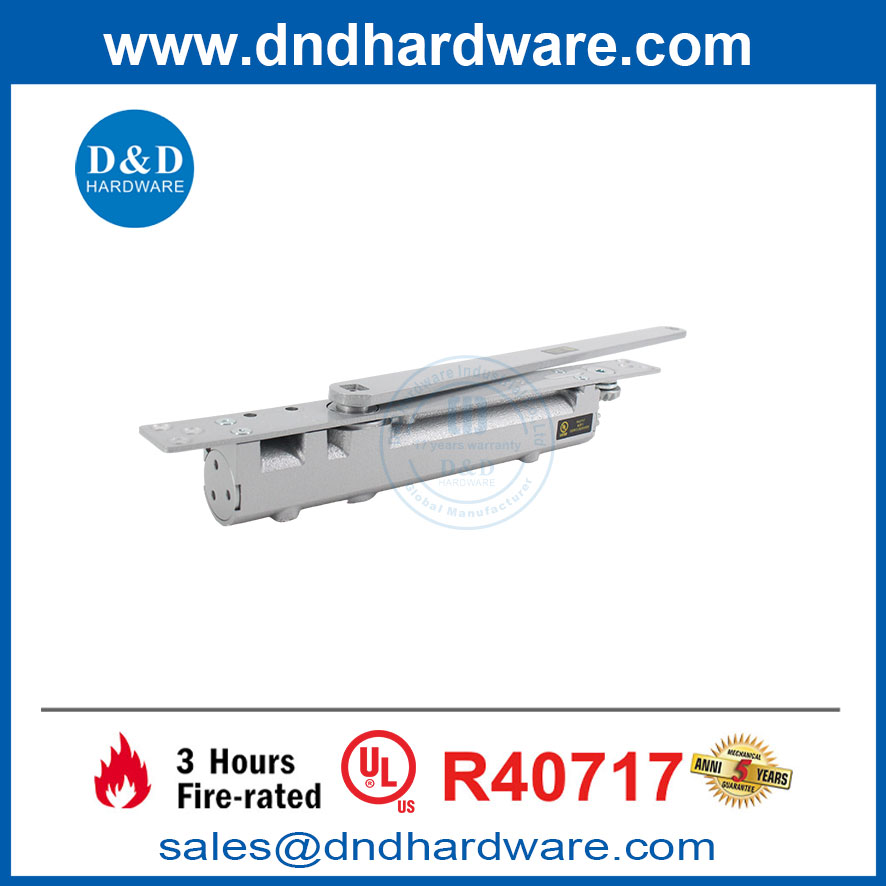 UL ปรับอลูมิเนียมไฮดรอลิกประตูเข้าใกล้ประตูป้องกันไฟ DDDC052