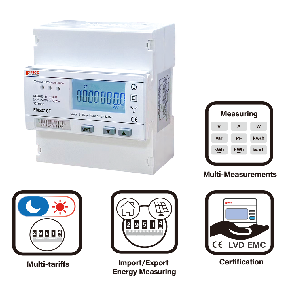 EM537CT 三相1.5A~Modbus~4费率