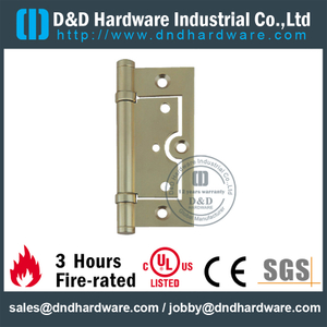 DDBH014-Bisagra rectangular de latón macizo para puerta de madera