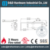 高品质安全闭门器防火适用于 CE 的滑动钢门 -DDDC007