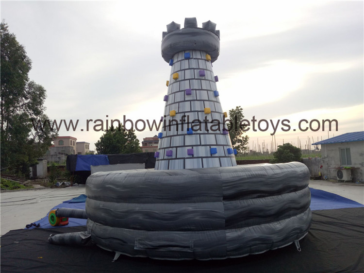RB13018(5x5x5m） Inflatable Small Climbing Tower Sport Game For Theme Park
