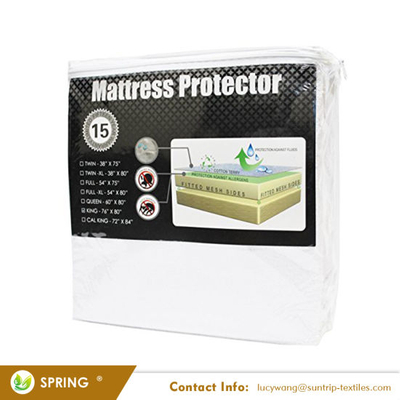 Premium Waterproof Mattress Protector - Dust Mite, Bacteria Resistant - Hypoallergenic - Fitted Deep Pocket