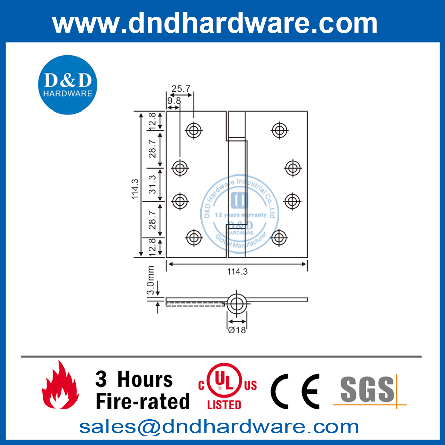 Engsel Pintu Pegas Penutup Diri Stainless Steel-DDSS033