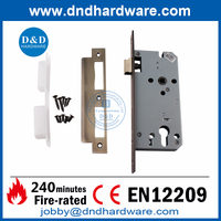 SS304 CE Antique Brass Mortise Fire Fire Door Lock สำหรับอาคาร DOOT-DDML009