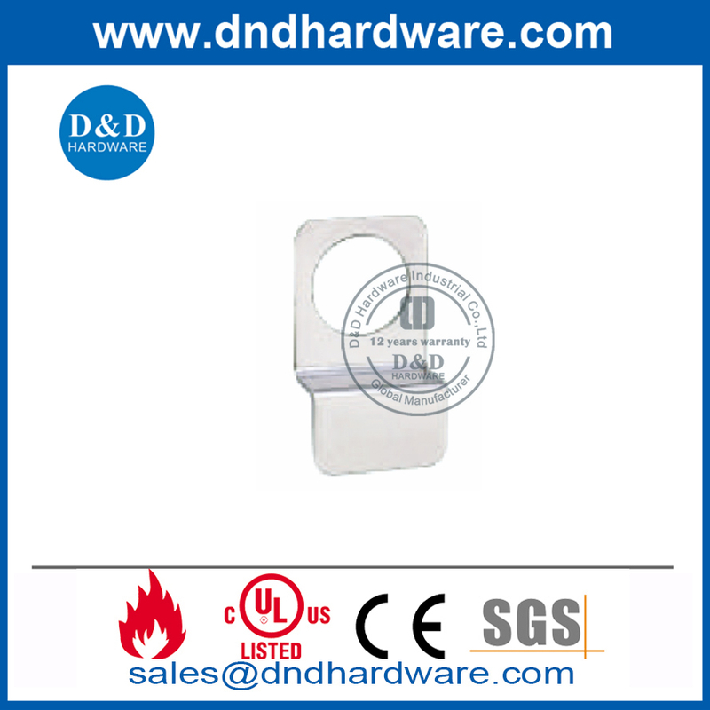 Placa de trava noturna de aço inoxidável com cilindro-DDPD019