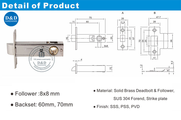 Porta de metal lock-d e d hardware