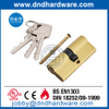 EN 1303 Solid Brass Stain finish silinder pintu ganda Lock-DDLC003