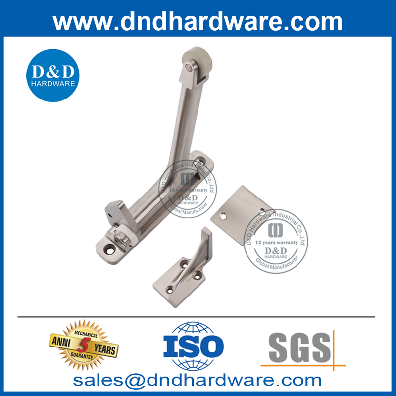 7 英寸不锈钢重型中空金属门选择器-DDDR001