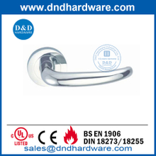 SS304 Hollow Commercial Passage Door Lever Handle-DDTH033