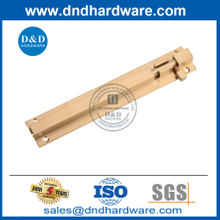 Satin PVD Security Brass Tower Bolt Lock Hardware สำหรับ Doors-DDDB016