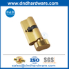 Satin Gold Finish 70 มม. ห้องน้ำยุโรปประตูทองเหลืองล็อคกระบอกสูบ DDLC007