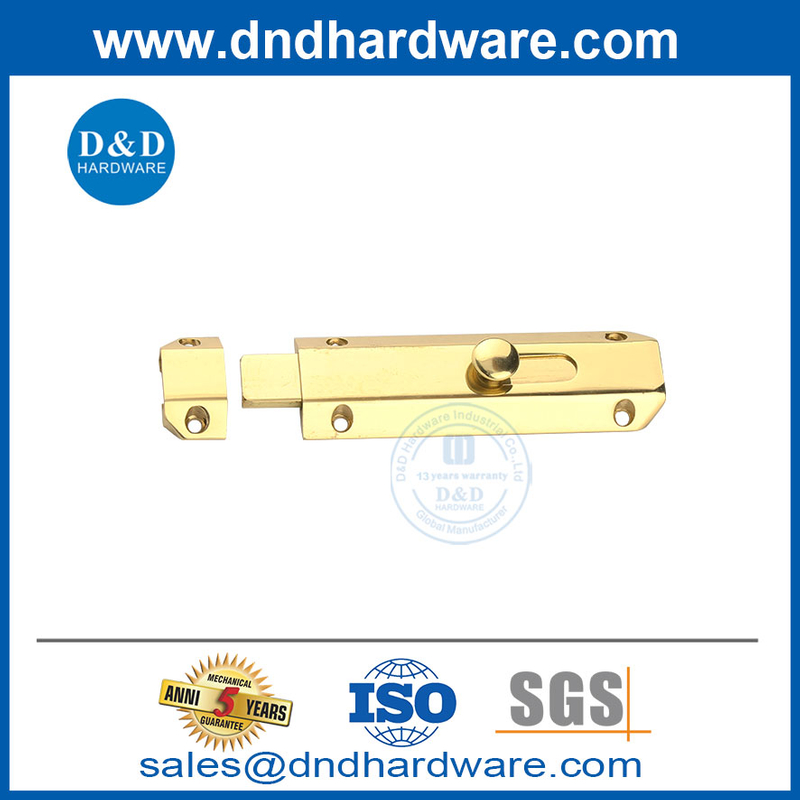 โปแลนด์ Golden Golden 6 นิ้ว BOLT สำหรับบ้านภายนอกประตู DDDB017