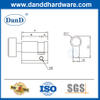 Solid Brass Satin Nickel Lock Cylinders ยูโรครึ่งกระบอกสูบพร้อม Thumbturn-DDLC009