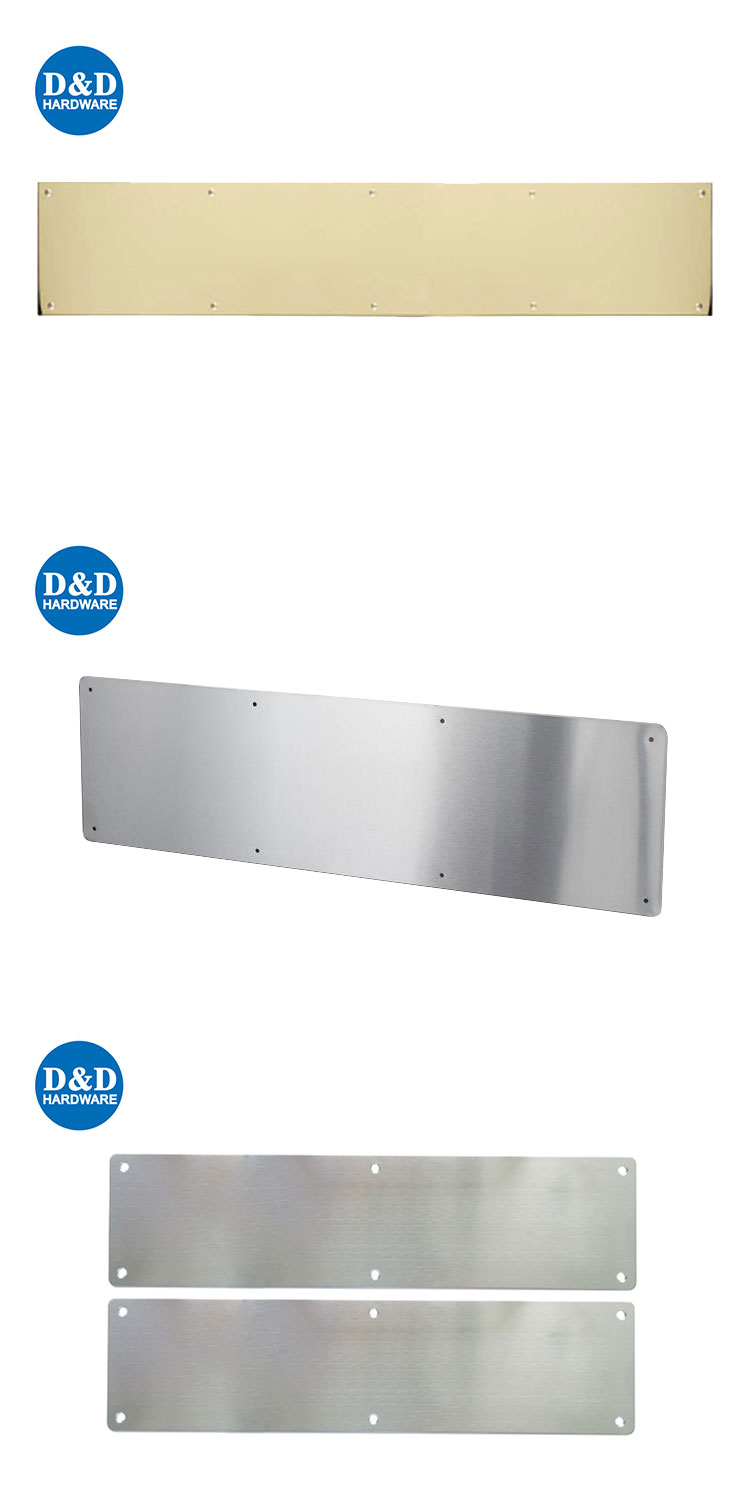 Placa de chute para a porta externa