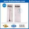 SSS316 ที่จับ SS316 กว้าง 100 มม. พร้อมจานสำหรับประตูหน้า DDPH023