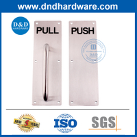 SSS316 ที่จับ SS316 กว้าง 100 มม. พร้อมจานสำหรับประตูหน้า DDPH023