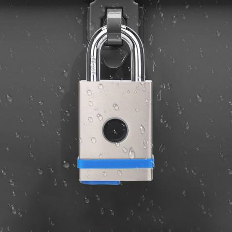 防水指纹挂锁与应用程序重型防锈挂锁智能挂锁ddpl010