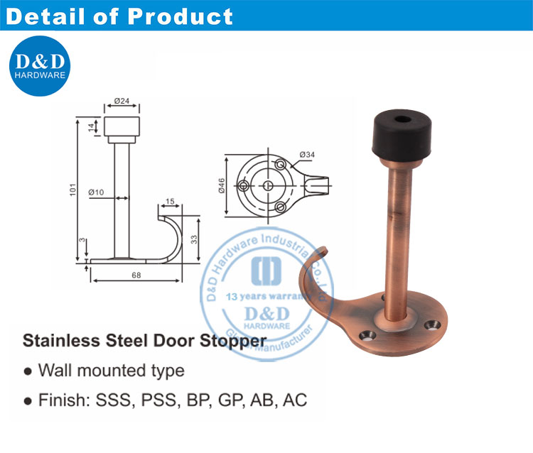 SS PORTA STOP-DDDS017