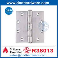 สแตนเลสสตีล UL จดทะเบียน UL 10C 5 'x4.5 ' บานพับประตูโลหะ x3.4 มม. บานพับ DDSS008-FR-5X4.5X3.4 