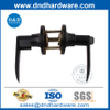 Matt Black Interior Door Handle Lockset สำหรับ Apartment-DDLK094
