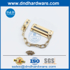 ทองเหลืองขัดเงาโซ่ล็อคประตูทองเหลืองสำหรับประตูและหน้าต่าง DDDG005