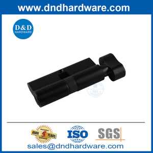 Cor de latão preto europeia Banheiro sólido Madeira e metal Mortise Lock Cylinder-DDLC007