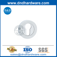 การตกแต่งภายในที่มีคุณภาพสูง Inox Tubular คันโยกประตูด้ามจับทรงกระบอก Escutcheon-DDES008