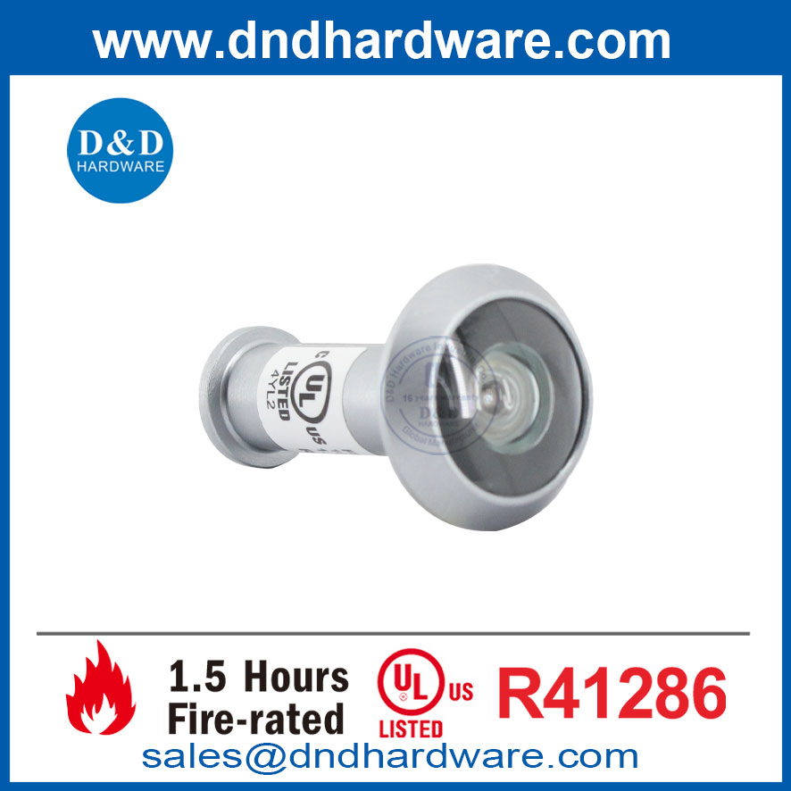 UL Fire จัดอันดับประตูความปลอดภัยผู้ดูประตูระดับกว้าง Peephole-DDDV011