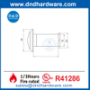 เวอร์ชัน 180 องศา UL Fire Door Safety Viewer Peephole พร้อม Cover-DDDV010