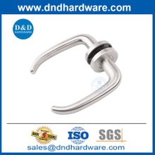มือจับประตูที่ทันสมัยประตูสแตนเลสภายในคันโยกก้านแข็งด้ามจับ DDSH004