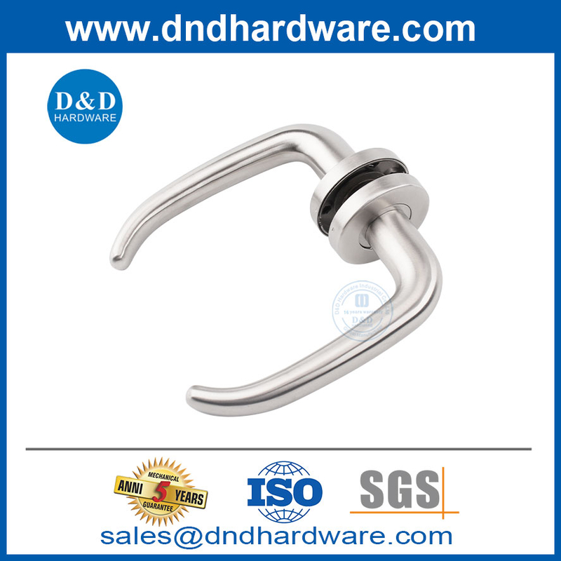 มือจับประตูที่ทันสมัยประตูสแตนเลสภายในคันโยกก้านแข็งด้ามจับ DDSH004