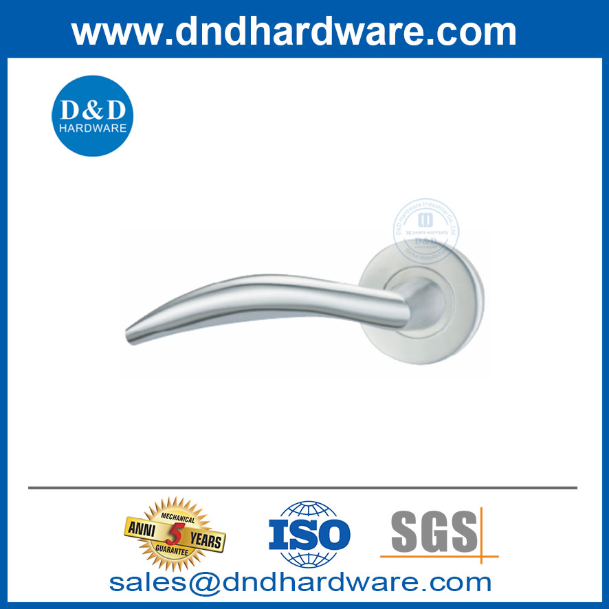 Manças de portas contemporâneas aço inoxidável 304 Inside Door Handles-DDSH007